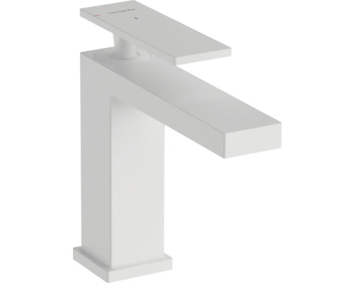 hansgrohe Waschtischarmatur TECTURIS E mit Zugstange weiß matt 73014700