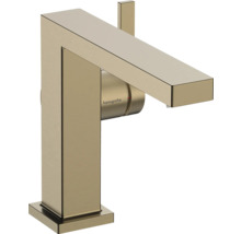 hansgrohe Waschtischarmatur TECTURIS E 110 Fine CoolStart EcoSmart+ mit Push-Open Ablaufgarnitur brushed bronze gebürstet 73020140