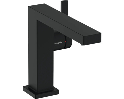 hansgrohe Waschtischarmatur TECTURIS E mit Push-Open Ablaufventil schwarz matt 73020670