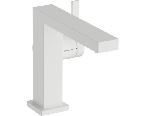 hansgrohe Waschtischarmatur TECTURIS E mit Push-Open Ablaufventil weiß matt 73020700