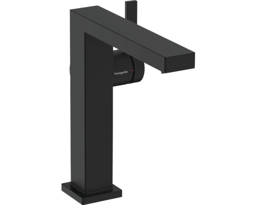 hansgrohe Waschtischarmatur TECTURIS E mit Push-Open Ablaufventil schwarz matt 73040670