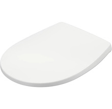 REIKA WC-Sitz MINO weiß Scharniere anthrazit gebürstet mit Absenkautomatik und Quick&Clean universell passend