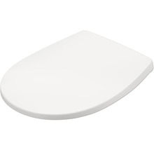 REIKA WC-Sitz MINO weiß Scharniere messing gebürstet mit Absenkautomatik und Quick&Clean universell passend