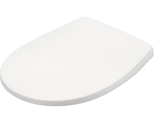 Weißer WC-Sitz aus Kunststoff