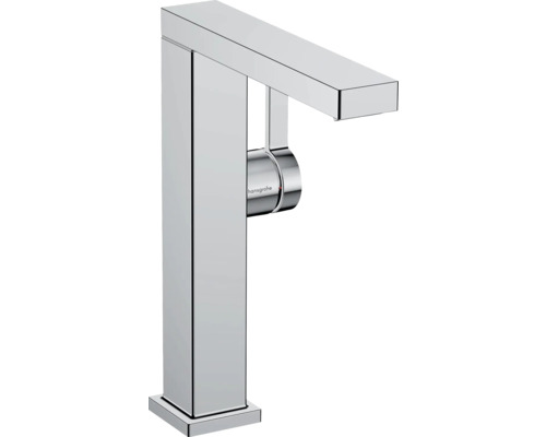 hansgrohe Waschtischarmatur TECTURIS E schwenkbarer Auslauf mit Push-Open Ablaufventil chrom 73060000