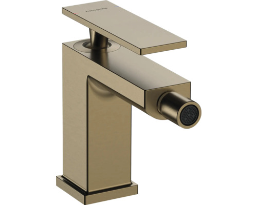 hansgrohe Bidetarmatur TECTURIS E mit Zugstange brushed bronze gebürstet 73200140 Bidetarmatur mit einem Hebel von Hansgrohe