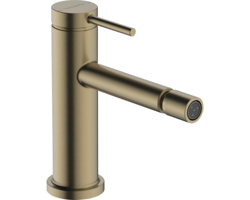 hansgrohe Bidetarmatur TECTURIS S mit Zugstange brushed bronze gebürstet 73201140 Bidetarmatur aus Metall