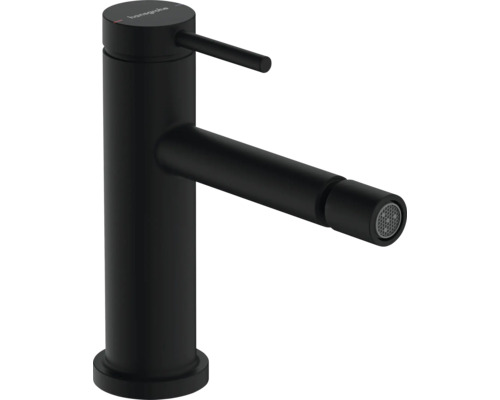 hansgrohe Bidetarmatur TECTURIS S mit Zugstange schwarz matt 73201670