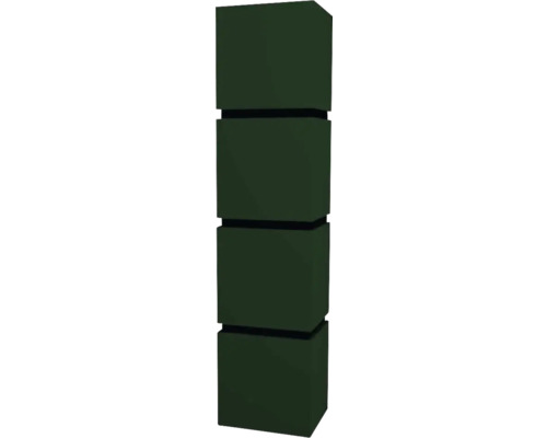 Hängehochschrank mit 4 Türen Devo Viva 2.0 links BxHxT 40x170x35 cm conifer green supermatt