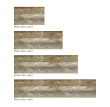 Verschiedene Größen von PROFIX Holzdekorfolie