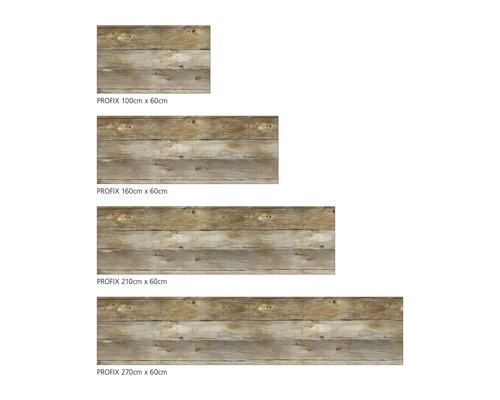 PROFIX Selbstklebefolie in verschiedenen Größen mit Holzoptik