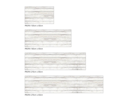 Profix Dekorplatten in verschiedenen Größen mit Holzoptik