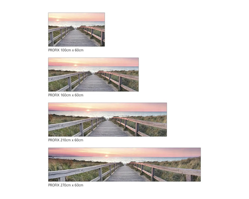 Profix Foto Strandweg Sonnenuntergang in verschiedenen Größen