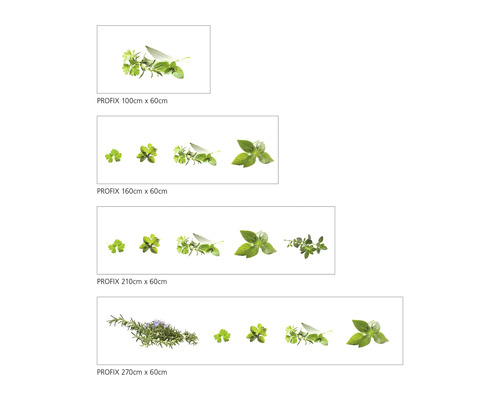 PROFIX Kräutermotive in verschiedenen Größen