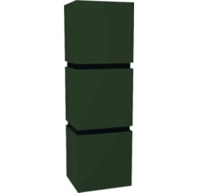 Hängeschrank mit 3 Türen Devo Viva 2.0 rechts BxHxT 40x127x35 cm conifer green supermatt