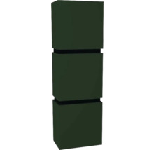 Hängeschrank mit 3 Türen Devo Viva 2.0 rechts BxHxT 40x127x26 cm conifer green supermatt