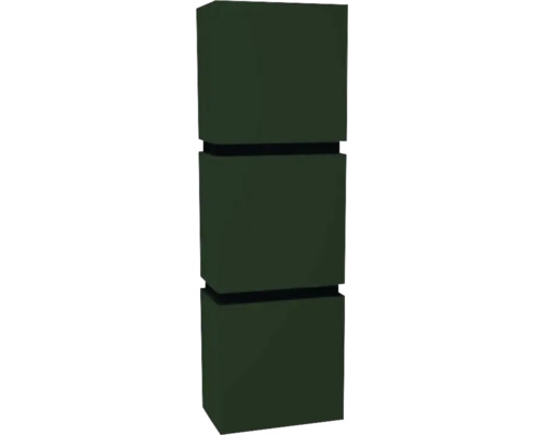 Hängeschrank mit 3 Türen Devo Viva 2.0 rechts BxHxT 40x127x26 cm conifer green supermatt