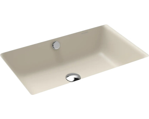 Unterbauwaschbecken KALDEWEI PURO 60 x 38,5 cm warm beige 20 matt emailliert perleffekt 901006003661