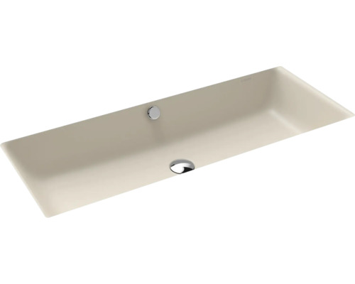 Unterbauwaschbecken KALDEWEI PURO 90 x 38,5 cm warm beige 20 matt emailliert perleffekt 901106003661