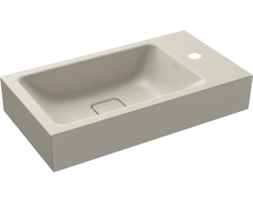 KALDEWEI Handwaschbecken CONO 55 x 30 cm warm grey 10 matt mit Beschichtung Emailliert 908006013668