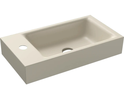 Aufsatzwaschbecken KALDEWEI PURO 55 x 30 cm warm beige 20 matt emailliert perleffekt 906906013661