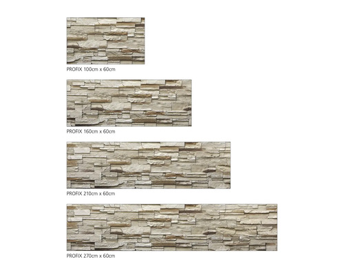 Profix Steinpaneele in verschiedenen Größen