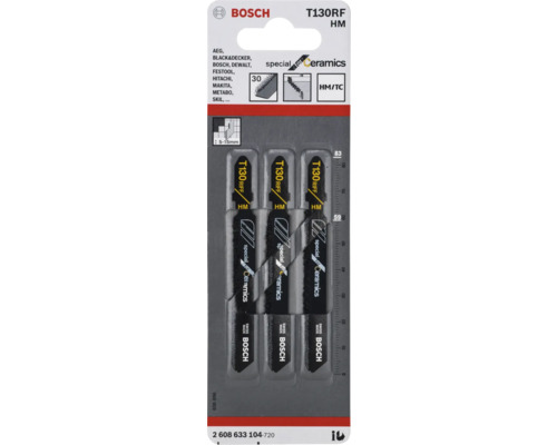 Bosch Stichsägeblatt T130RF HM, geeignet für Keramik