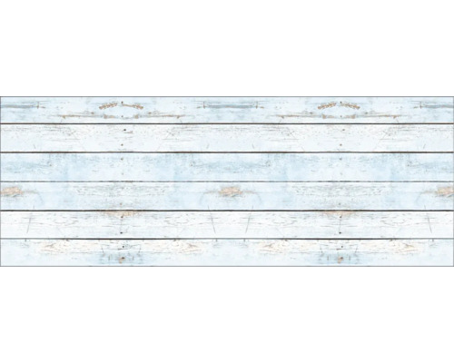 Küchenrückwand mySpotti Profix Wood Light Blue Holzoptik 160 x 60 cm PX-16060-1282-HB