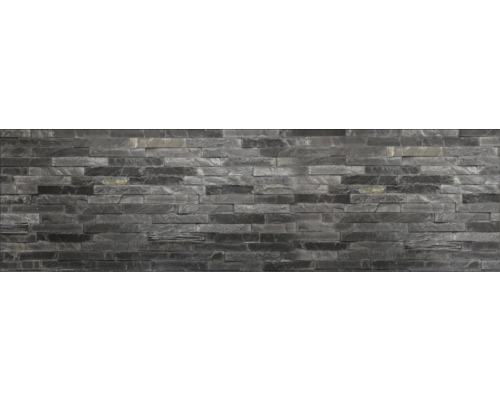 Küchenrückwand mySpotti Profix Black Bricks Steinwand 210 x 60 cm PX-21060-1247-HB