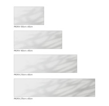 PROFIX Platten in verschiedenen Größen: 100 cm x 60 cm, 160 cm x 60 cm, 210 cm x 60 cm und 270 cm x 60 cm.