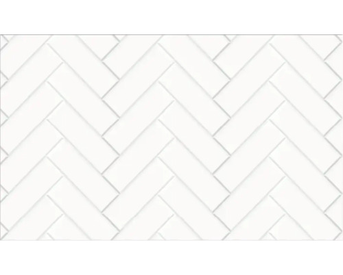 Küchenrückwand mySpotti Profix Herringbone Tiles White 100 x 60 cm PX-10060-1918-HB