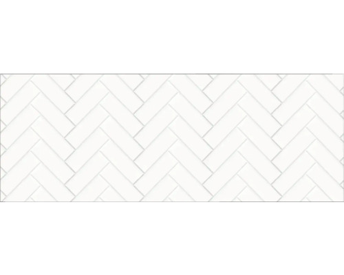 Küchenrückwand mySpotti Profix Herringbone Tiles White 160 x 60 cm PX-16060-1918-HB