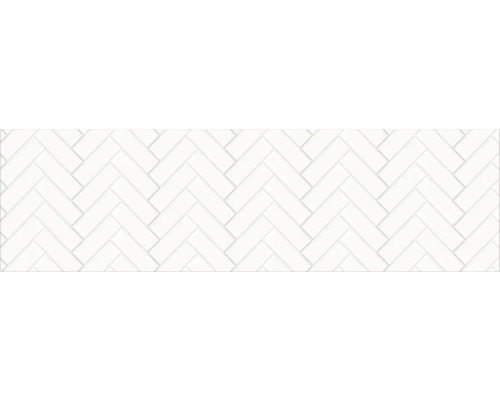 Küchenrückwand mySpotti Profix Herringbone Tiles White 210 x 60 cm PX-21060-1918-HB