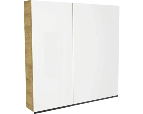 Spiegelschrank Devo Viva 2.0 rechts BxHxT 85x85x15 cm natural hickory