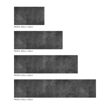 Küchenrückwand mySpotti Profix Concrete Black Betonwand 100 x 60 cm PX-10060-1912-HB