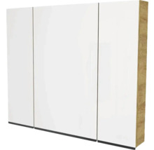 Spiegelschrank Devo Viva 2.0 BxHxT 100x85x15 cm natural hickory