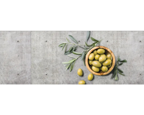 Küchenrückwand mySpotti Profix Olive & Concrete 160 x 60 cm PX-16060-1506-HB Küchenrückwand mySpotti Profix Olive & Concrete 160 x 60 cm PX-16060-1506-HB