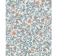 Tapete mit Blumen und Blättern