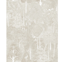 Tapete mit Waldmuster und Baummotiven