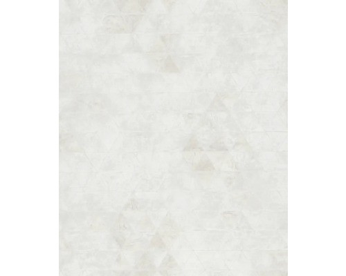 Vliestapete 82422 Kylie Geometrisch weiß grau Fliesenmuster mit dreieckigem Design