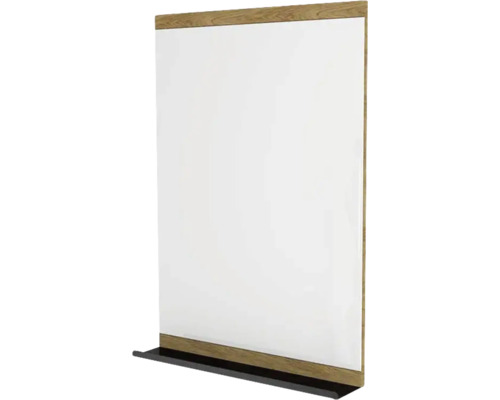 Spiegel mit Ablage Devo Viva 2.0 BxHxS 60x85x12 cm natural hickory/black