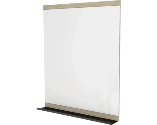 Spiegel mit Ablage Devo Viva 2.0 BxHxS 70x85x12 cm oak halifax white/black