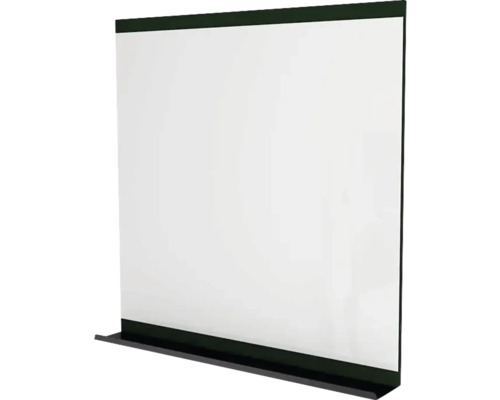Spiegel mit Ablage Devo Viva 2.0 BxHxS 85x85x12 cm conifer green supermatt/black Freistehende Projektionswand für Präsentationen und Heimkino