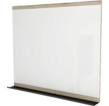 Spiegel mit Ablage Devo Viva 2.0 BxHxS 100x85x12 cm oak halifax white/black