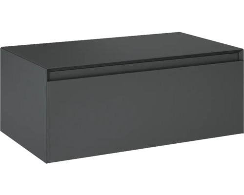 Jungborn Unterschrank DECEM BxHxT 800 x 319 mm x 458 mm Frontfarbe anthrazit matt Unterschrank für Waschtisch aus Holz