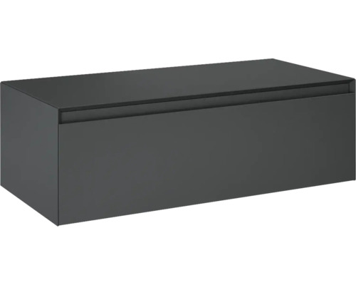 Jungborn Unterschrank DECEM BxHxT 1000 x 319 mm x 458 mm Frontfarbe anthrazit matt Waschtischunterschrank für Badezimmer