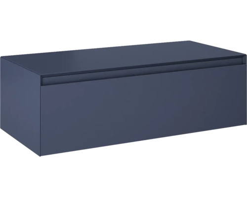 Jungborn Unterschrank DECEM BxHxT 1000 x 319 mm x 458 mm Frontfarbe navy blau matt Waschtischunterschrank für Badezimmer