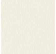 Cremefarbene Vinyltapete mit leichter Struktur