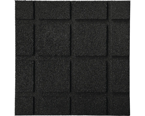 Detailaufnahme einer Dachschindelplatte mit quadratischen Mustern