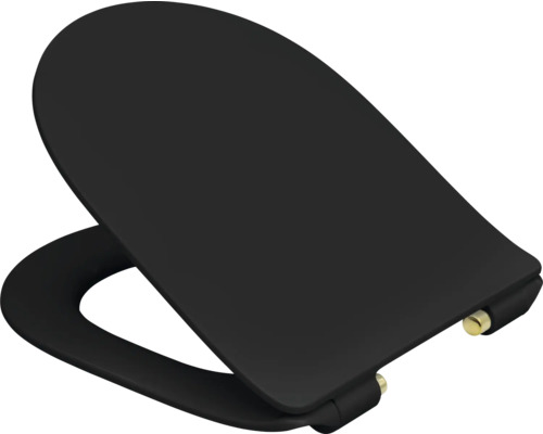 Schwarzer WC Sitz